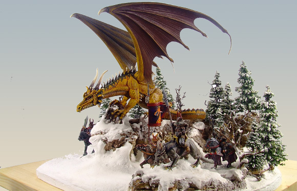Golden Dragon Diorama