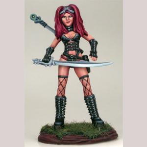 Female Goth Warrior with Sword