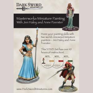 Masterworks Miniature Painting Haley/Foerster 3-DVD Set -OOP