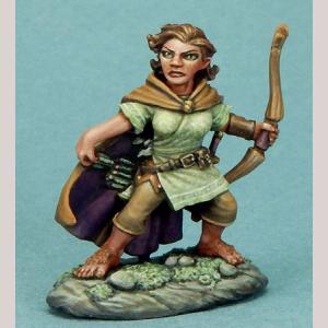 Female Halfling Ranger with Bow