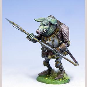 Orc of the Otus Clan with Halberd
