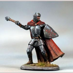 Male Cleric with Mace and Shield