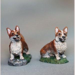 Corgi Dogs x2