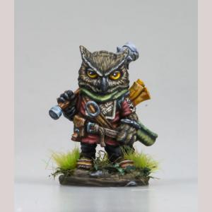Owl Cleric with Mace