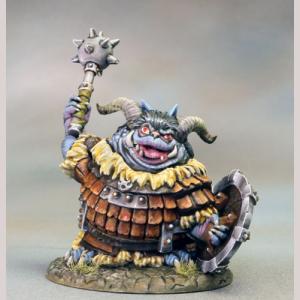 Chonky Goblin with Mace/Shield (Resin)